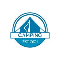 logo de camping, vecteur de logo d'aventure