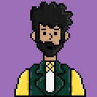 illustration de caractère de personnes de style pixel art vecteur