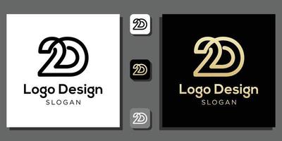logo design numéro vingt ans calculatrice codage numérique mathématiques pourcentage technologie concept avec modèle d'application vecteur