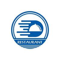 logo de livraison, vecteur de logo de restaurant