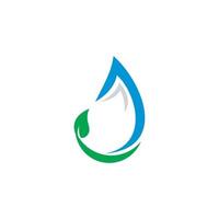 vecteur d'eau douce, logo de la nature