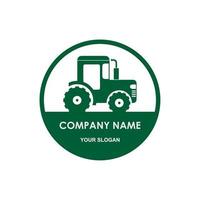 vecteur de tracteur, vecteur de logo agricole