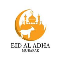 logo eid al adha, vecteur de logo islamique