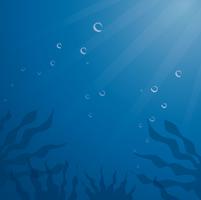 vecteur de fond de mer bleu profond