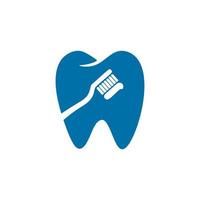 logo de soins dentaires, logo dentaire de la clinique vecteur