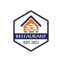 logo de livraison, vecteur de logo de restaurant