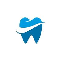 logo de soins dentaires, logo dentaire de la clinique vecteur