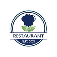 logo de cuisine nature, logo de restaurant vecteur