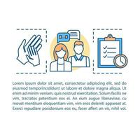 illustration linéaire du concept de remise en forme familiale. entraîneur personnel. article, brochure, mise en page de magazine avec zones de texte. entraînement en salle de sport. centre sportif. design d'impression. dessin isolé de vecteur