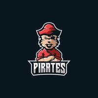création de logo epsport pirates vecteur