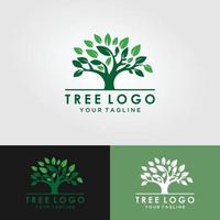racine de l'illustration du logo de l'arbre. silhouette vectorielle d'un arbre, conception de logo d'arbre abstrait vibrant, vecteur de racine - inspiration de conception de logo d'arbre de vie isolée sur fond blanc.