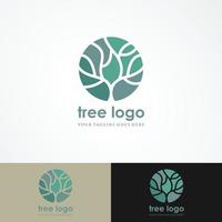 icône de vecteur d'arbre. illustration vectorielle d'arbre de nature de conception de logo.