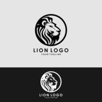 modèle de logo de lion vecteur