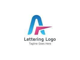 écrire un logo vecteur