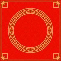 bannière et arrière-plan du nouvel an chinois 2021, modèle vectoriel circulaire. eps10