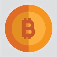 graphique vectoriel évolutif transparent de devise bitcoin isolé