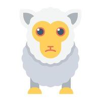 concepts de moutons à la mode vecteur