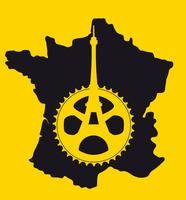 AFFICHE MINIMALE TOUR DE FRANCE vecteur