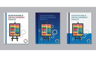 illustration du modèle de logo des objectifs de développement durable