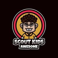 illustration graphique vectoriel d'enfants scouts, bon pour la conception de logo