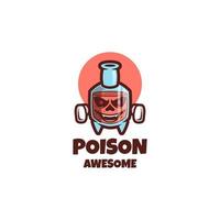 illustration graphique vectoriel de poison, bon pour la conception de logo