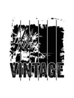 conception de t-shirt vintage. conception de t-shirt vintage de style topique. conception de t-shirt vintage rétro. vecteur