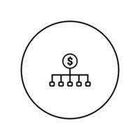 vecteur de conception d'icône de réseau d'affaires