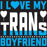 j'aime mon copain trans vecteur