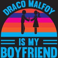 Draco Malefoy est mon petit ami vecteur