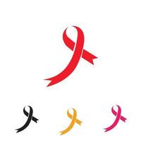 logo du ruban du sida vecteur