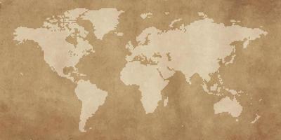 modèle de carte du monde avec les continents, l'amérique du nord et du sud, l'europe et l'asie, l'afrique et l'australie vecteur