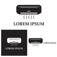 conception de vecteur d'illustration d'icône de climatiseur