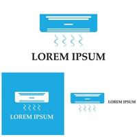 conception de vecteur d'illustration d'icône de climatiseur