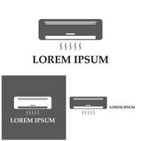 conception de vecteur d'illustration d'icône de climatiseur