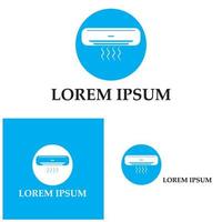 conception de vecteur d'illustration d'icône de climatiseur
