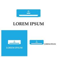 conception de vecteur d'illustration d'icône de climatiseur