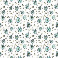 fond floral transparent coloré. motif avec des fleurs. illustration florale vecteur