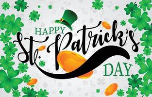 célébrer le concept de joyeux jour de la saint patrick vecteur