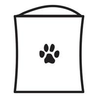 vecteur d'aliments pour animaux de compagnie pour site Web, icône, symbole, présentation