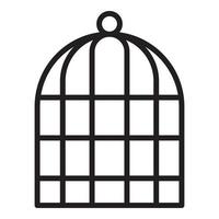 vecteur de cage animale pour site Web, icône, symbole, présentation