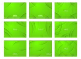 Ensemble de fond Abstrait vert avec espace copie pour le texte. Modèle de conception moderne pour la couverture, bannière Web, écran et magazine. Illustration vectorielle vecteur