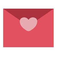 lettre d'amour saint valentin vecteur