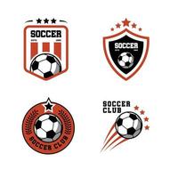 création de logo de football vecteur