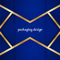 Modèle d&#39;emballage de luxe dans un style moderne pour la couverture du vin, boîte de bière. Illustration vectorielle dans le concept premium. EPS 10. vecteur
