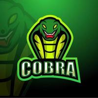 création de logo esport mascotte cobra vecteur