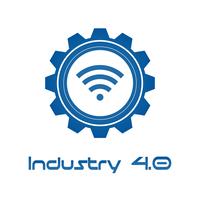 Industrie 4.0 en vitesse implicite avec sans fil. Concept de production Business et Automation. Cyber physique et contrôle de rétroaction. Futuriste du thème du réseau de renseignement mondial. Internet des objets. vecteur