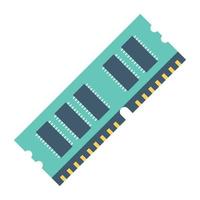 concepts de RAM d'ordinateur vecteur