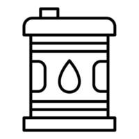 icône de ligne de carburants vecteur