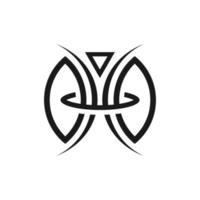 logo d'illustration de service religieux chrétien vecteur
