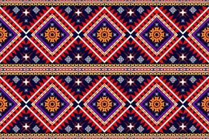 motif traditionnel oriental ethnique géométrique.figure style de broderie tribale.design pour papier peint, vêtements, emballage, tissu, illustration vectorielle vecteur